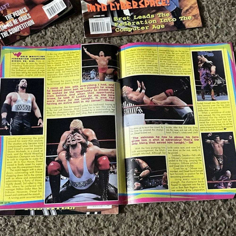 Wrestling Magazine Lot 4 WWE WWF 1997 2007 2011 2012 Stone Cold Triple H